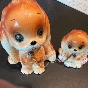 collectors' ceramic figuring of dogs